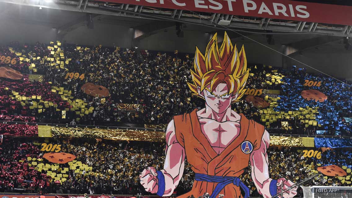 Goku apareció con el PSG para derrotar al Marsella