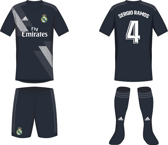 Así será el uniforme del Real Madrid para 2018-2019 2