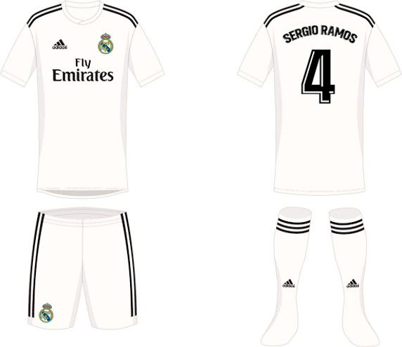 Así será el uniforme del Real Madrid para 2018-2019 3