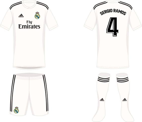 será el uniforme del Real para 2018-2019