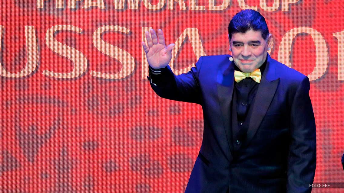 Maradona no tendría visa por hablar mal de Trump