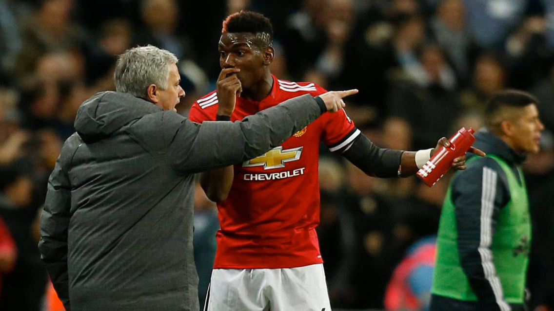 Mourinho y Pogba se encienden en acalorada discusión