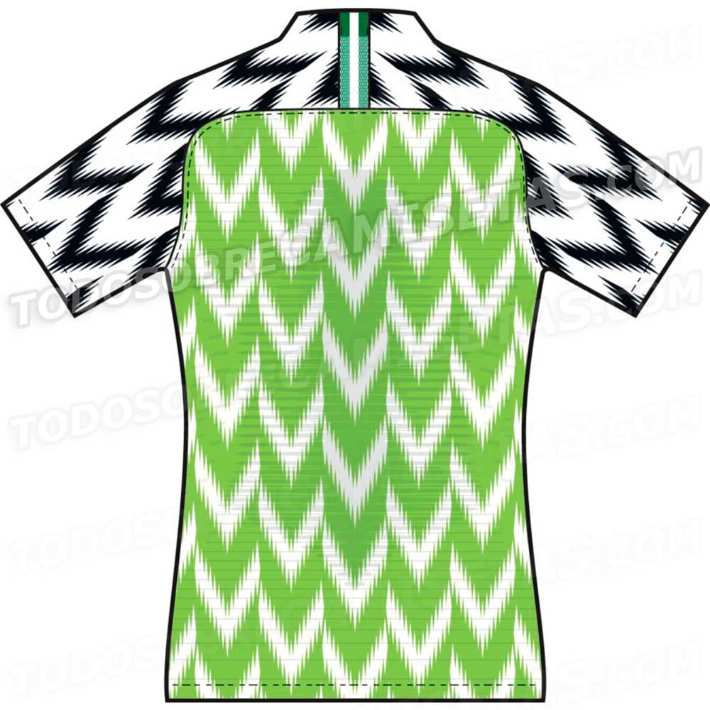 El fantástico jersey de Nigeria para Rusia 2018 2