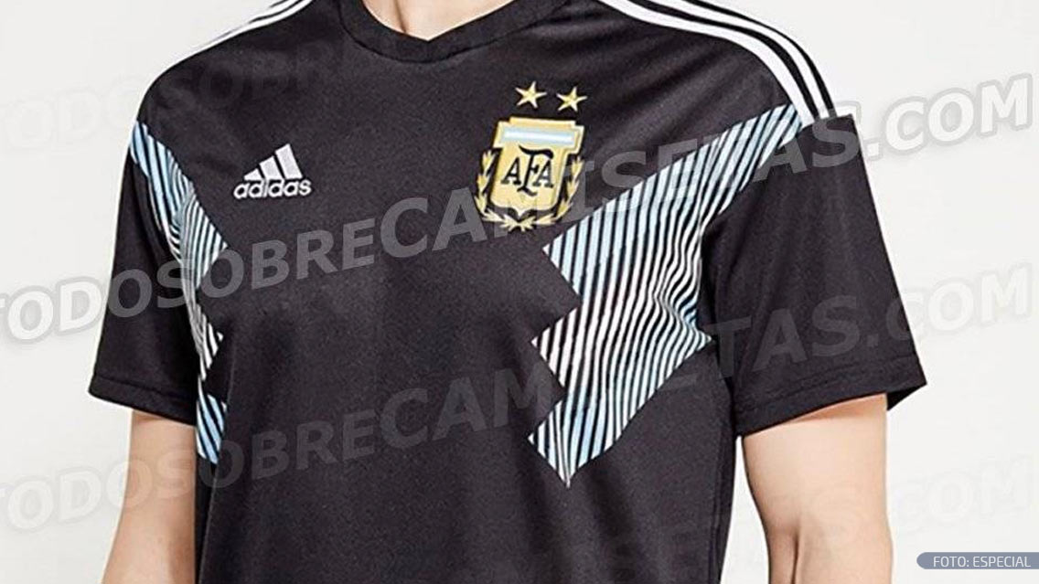 Se filtran uniformes de visita de Argentina y Rusia para Mundial 2018