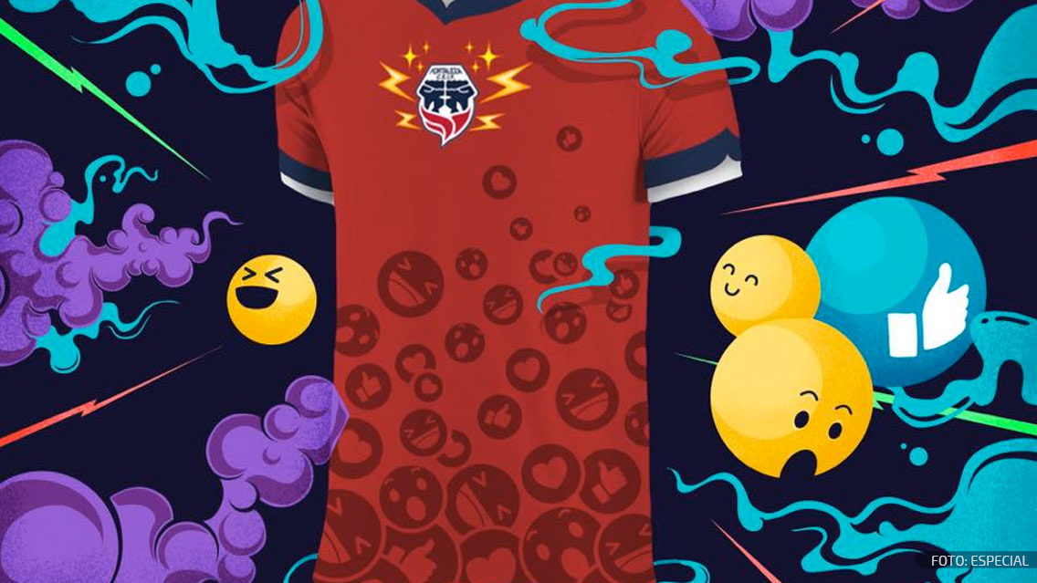 Club colombiano presume su jersey lleno de emojis