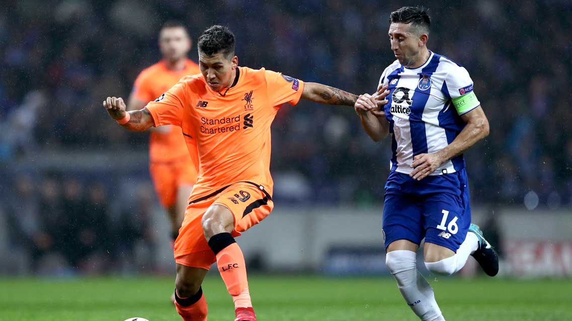 Liverpool destroza al Porto de los mexicanos en Champions