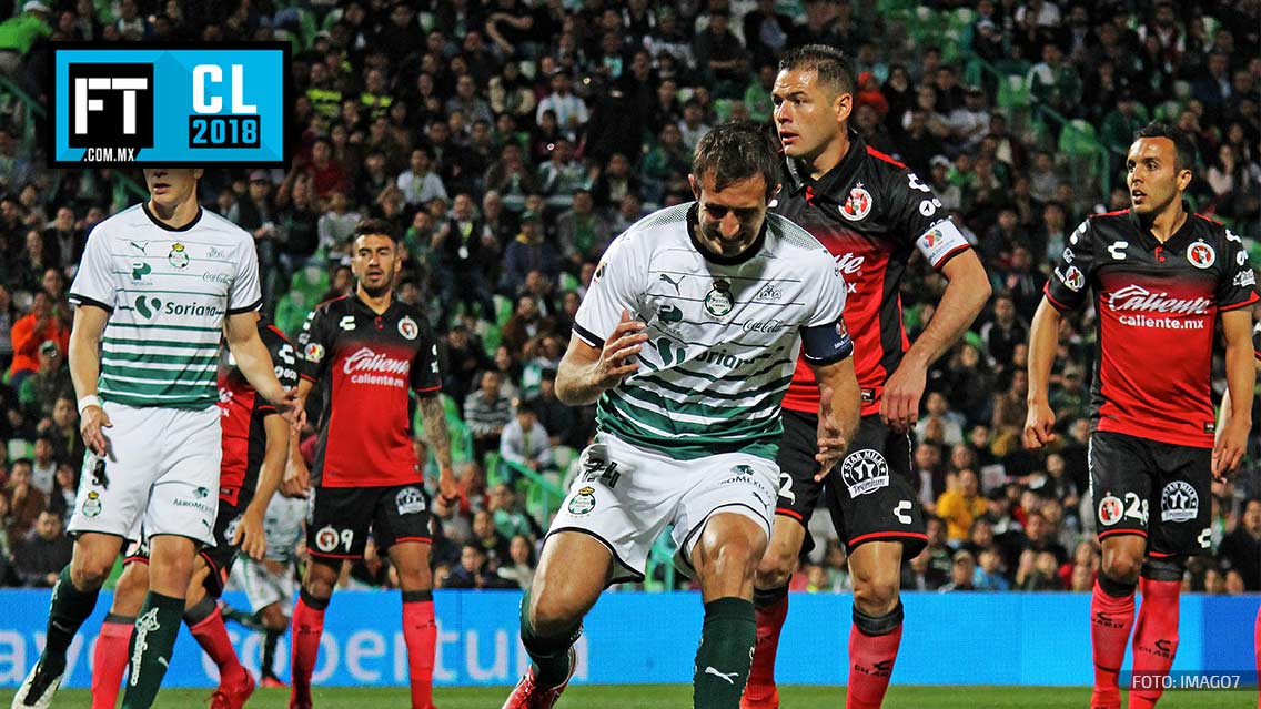 Tijuana mantiene el invicto con empate frente a Santos Laguna