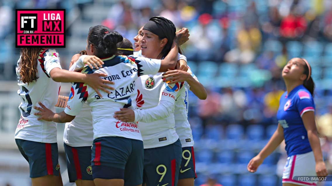 América volvió a aplastar a Cruz Azul en Clásico de la Liga MX Femenil
