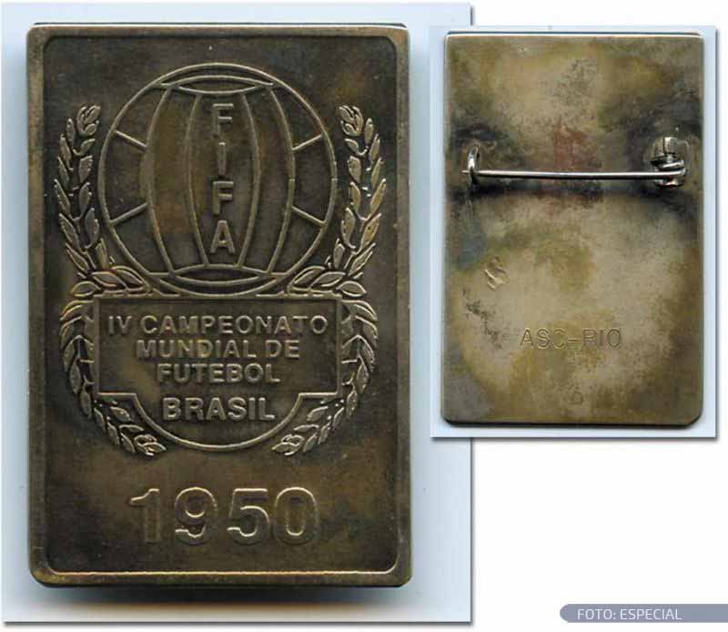 broche bronce brasil 1950 recuerdo