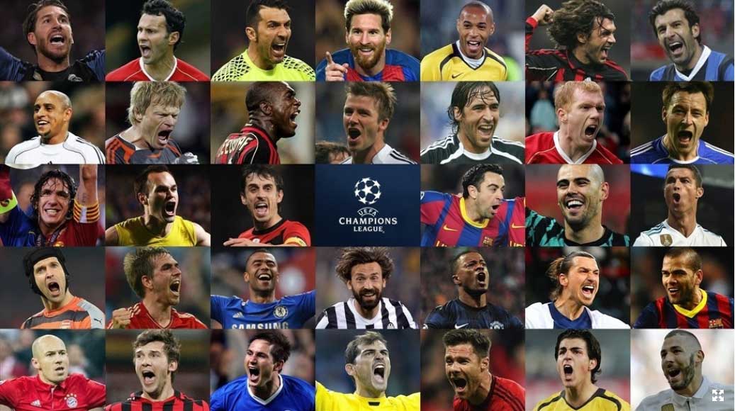 Jugadores centenarios de la UEFA Champions League
