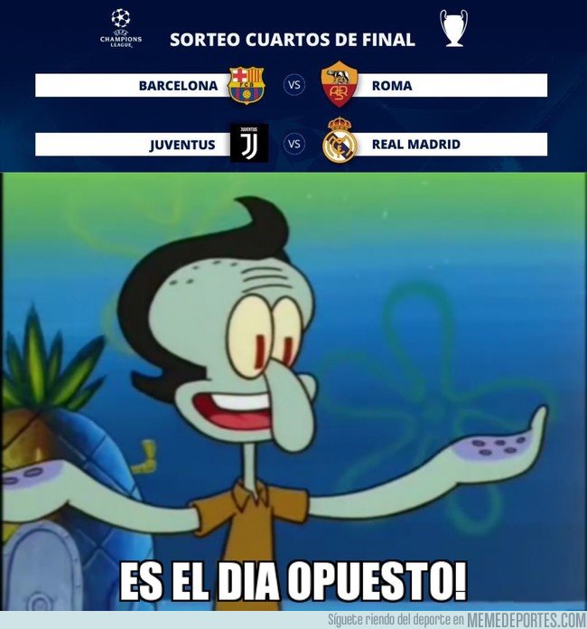 Los mejores memes del sorteo de Champions League 4