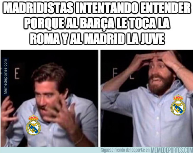 Los mejores memes del sorteo de Champions League 6