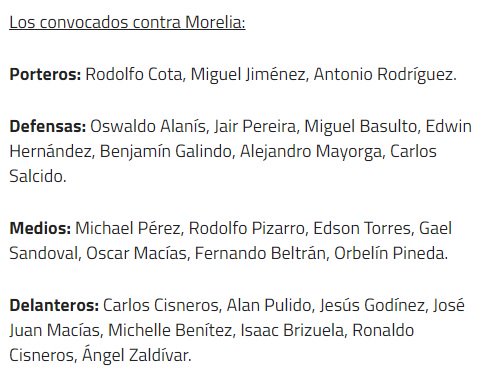 Chivas tendrá dura baja para juego contra Monarcas 0