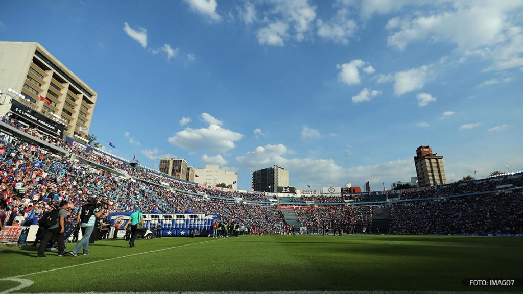 Cruz Azul en el estadio Azul