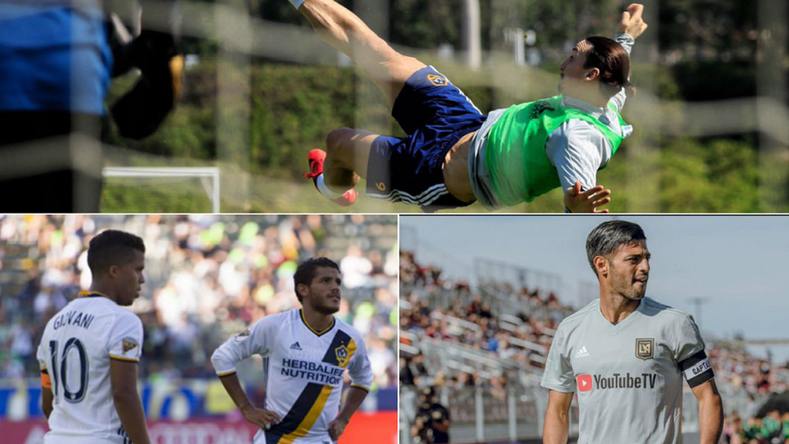 Derby de Los Angeles; con los Dos Santos-Vela más Ibrahimovic