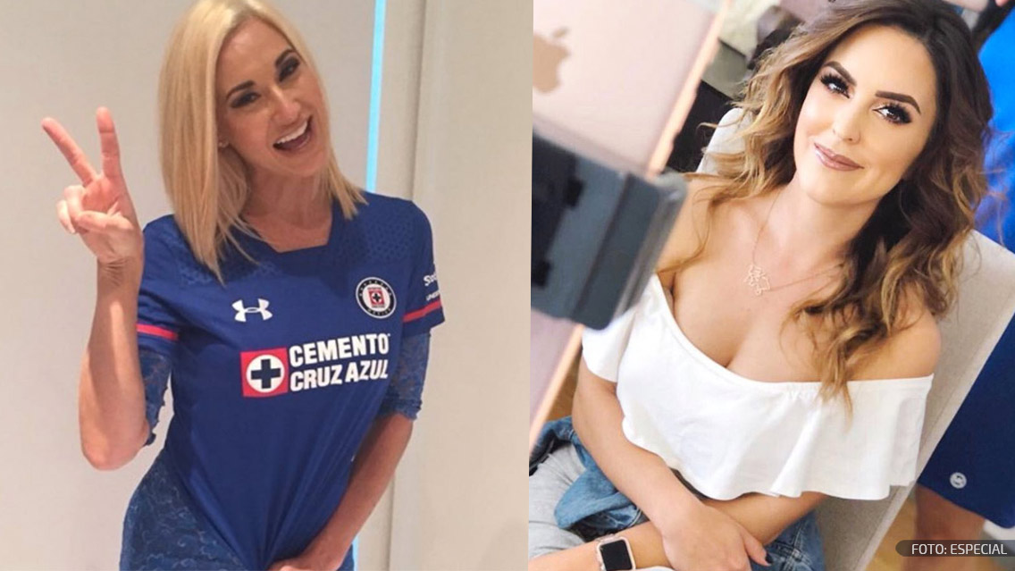 Patty López y Jeni Summers, la belleza del América vs Cruz Azul