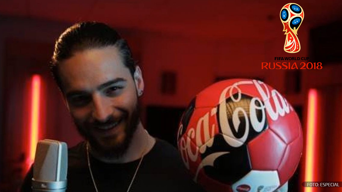 Maluma interpretó por primera vez la canción del Mundial de Rusia 2018