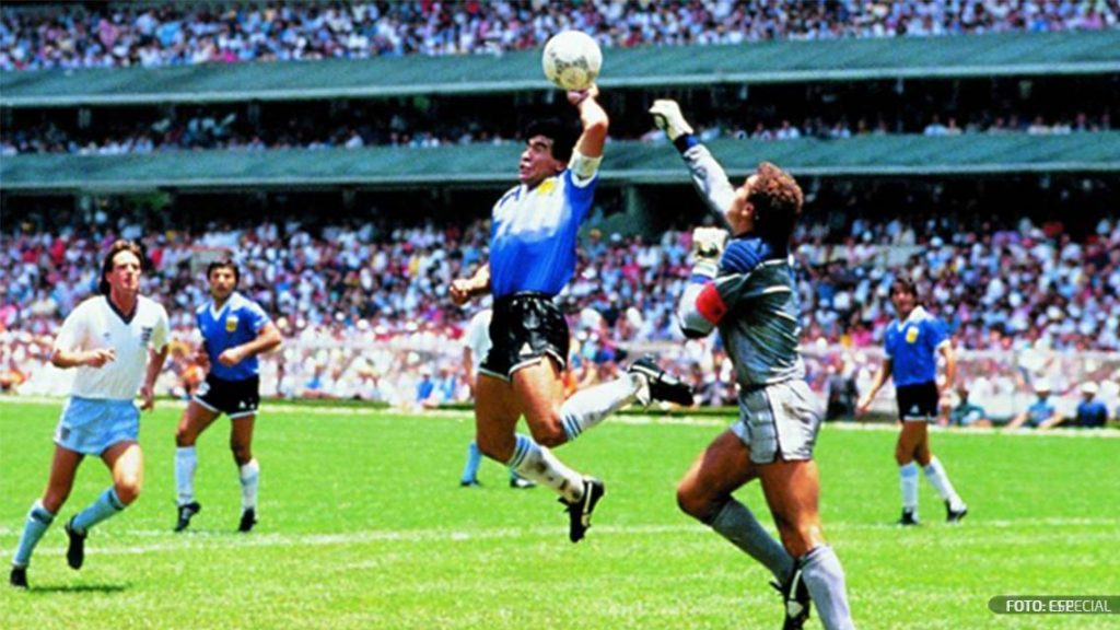 Momentos mundialistas: “La mano de Dios” de Maradona