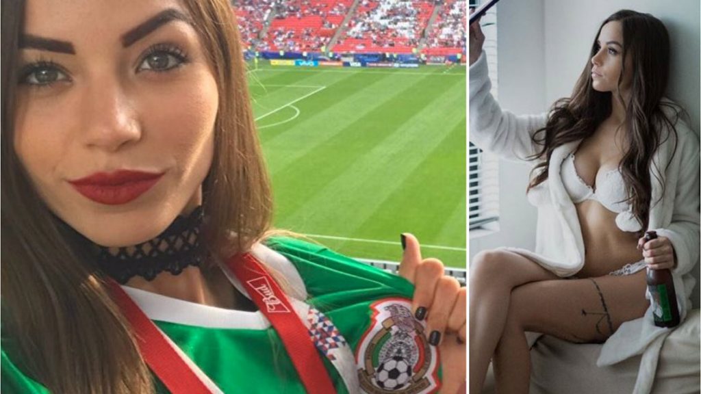 Melanie Pavola, la aficionada más sexy de la Selección Mexicana