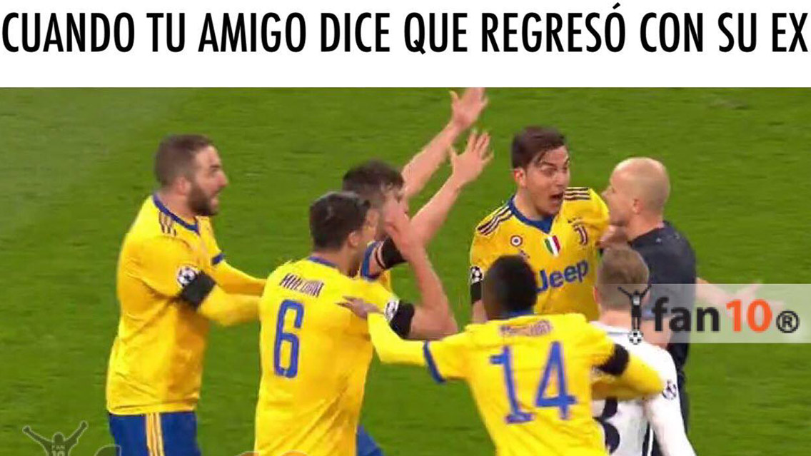 Los memes del resurgimiento de la Juventus en la Champions