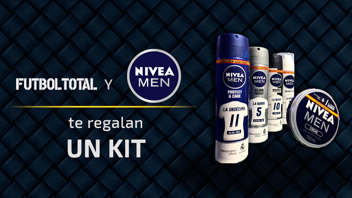 ¡Futbol Total y Nivea te regalan 2 kits especiales del Real Madrid!