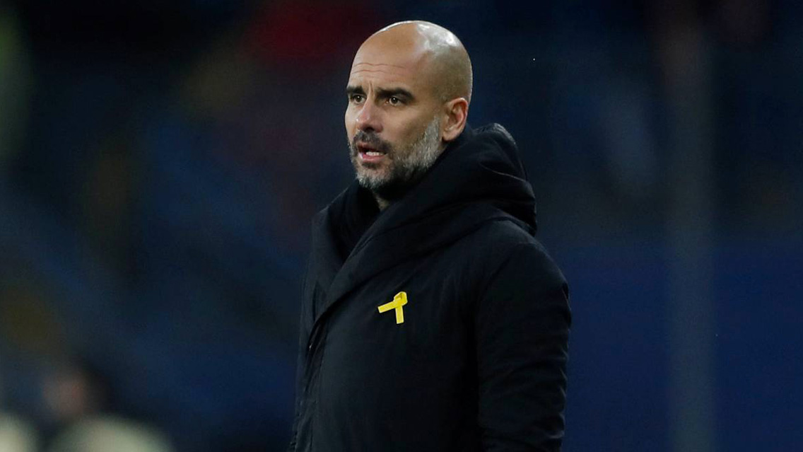 Pep Guardiola se lleva fuerte sanción por lazo amarillo