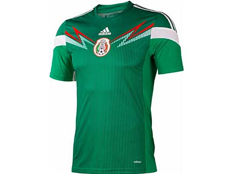 playera seleccion mexicana brasil copa del mundo 2014