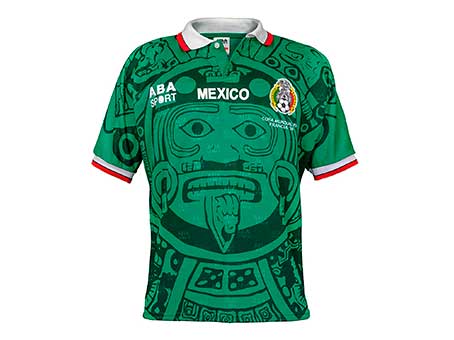 Playera selección mexicana copa del mundo francia 1998