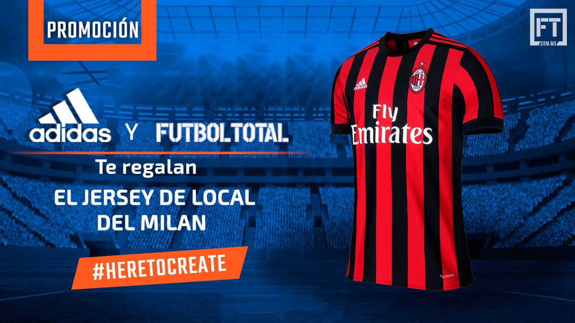 ¡Adidas y Futbol Total te regalan el jersey del Milan!