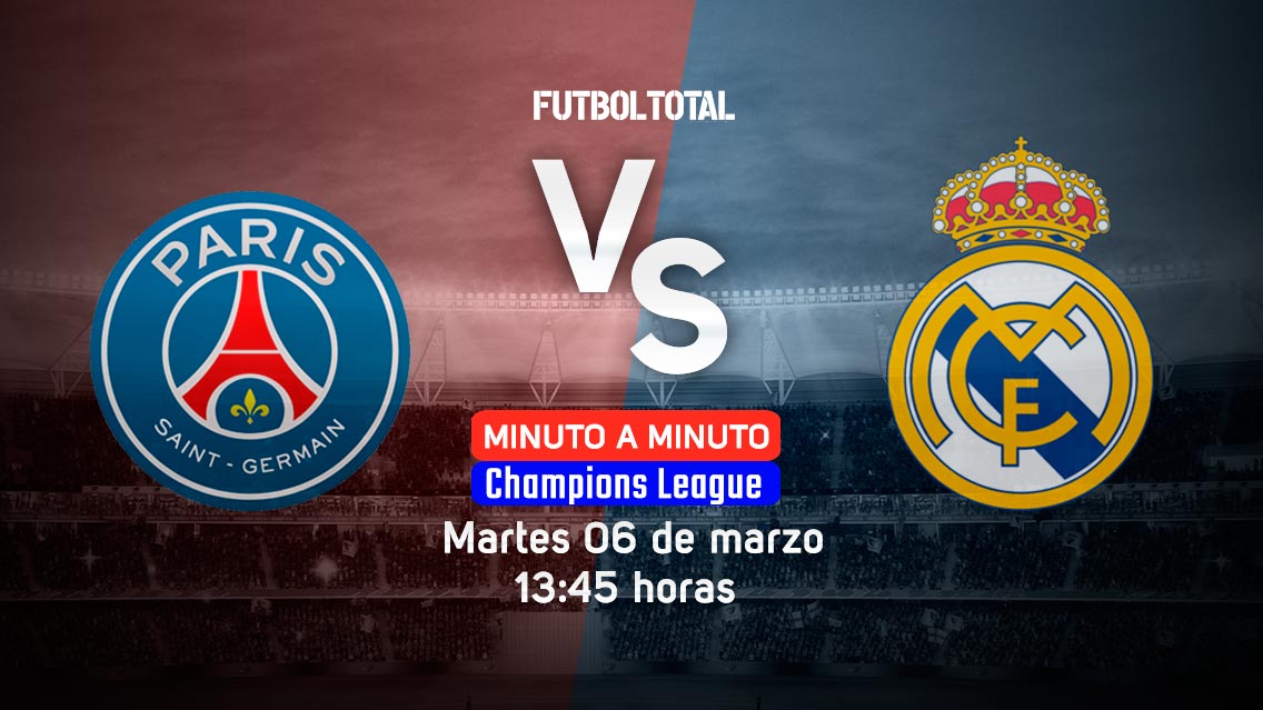 PSG VS Real Madrid | Champions League | EN VIVO: Minuto a minuto