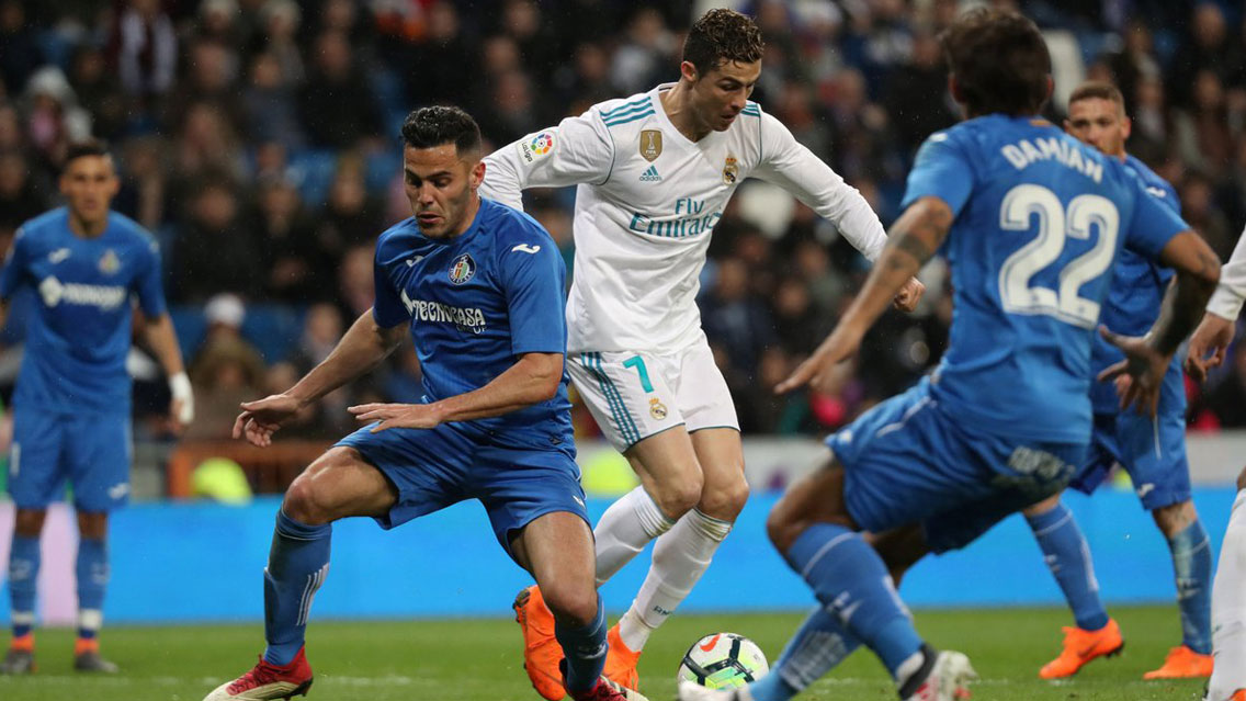 CR7 le da el triunfo al Real Madrid sobre Getafe