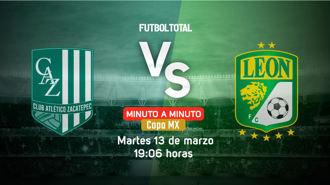 Zacatepec vs Club León | Copa MX | EN VIVO: Minuto a minuto