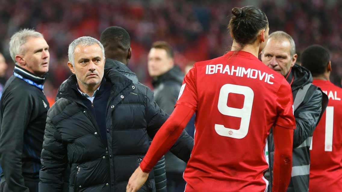 Zlatan Ibrahimovic, furioso con José Mourinho