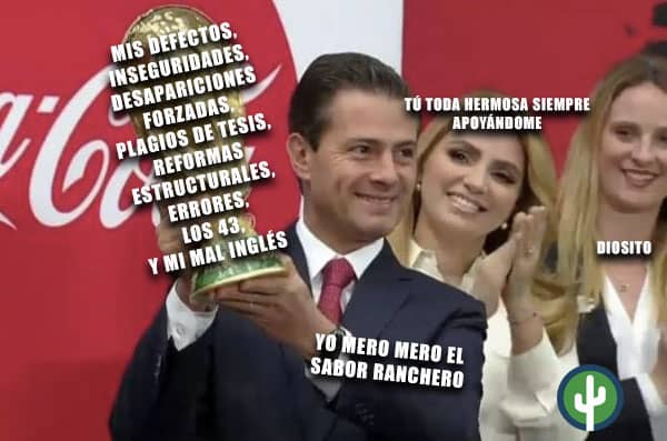 Los mejores memes de Enrique Peña Nieto levantando la Copa del Mundo 5