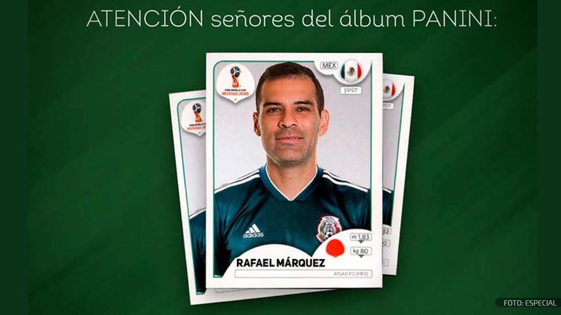 Panini aceptó reto de León y tendríamos a Rafa Márquez en Álbum Rusia 2018