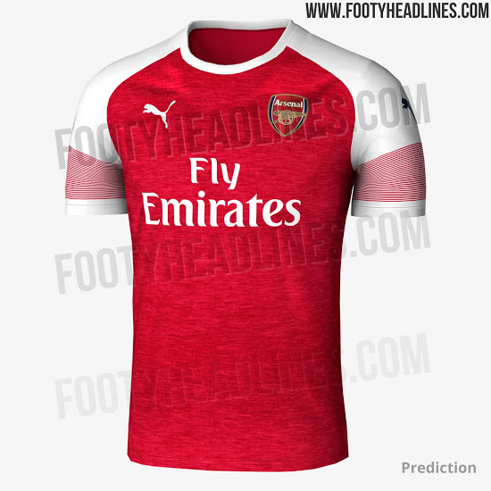 La camiseta del Arsenal para la siguiente temporada 1