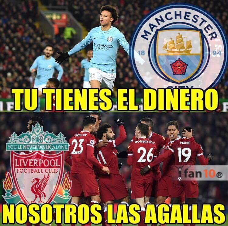 Liverpool y Barcelona, protagonistas de los memes de Champions 18