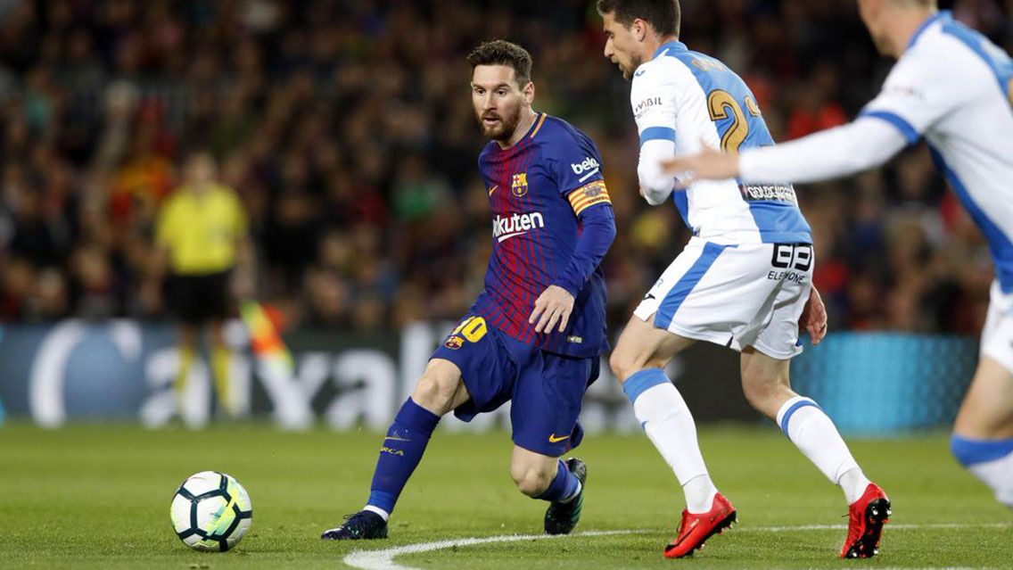 FC Barcelona y Lionel Messi aplastan al Leganés