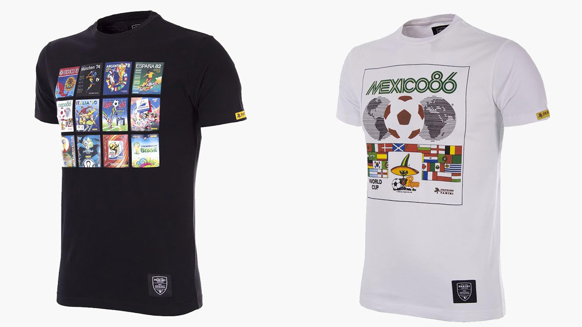 Las hermosas camisetas de Panini para el Mundial