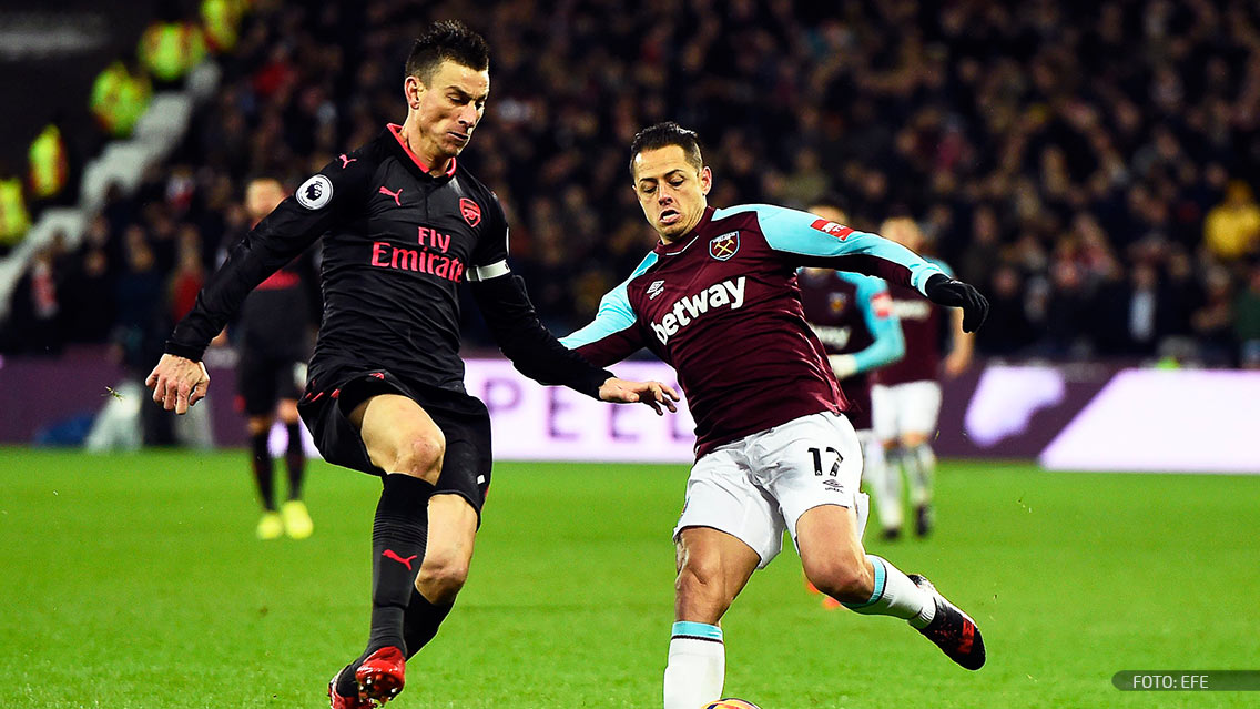 ‘Chicharito’, en la lucha por el mejor gol del año con el West Ham