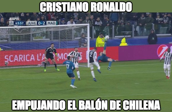 Cristiano Ronaldo se adueña de los memes en Champions 1