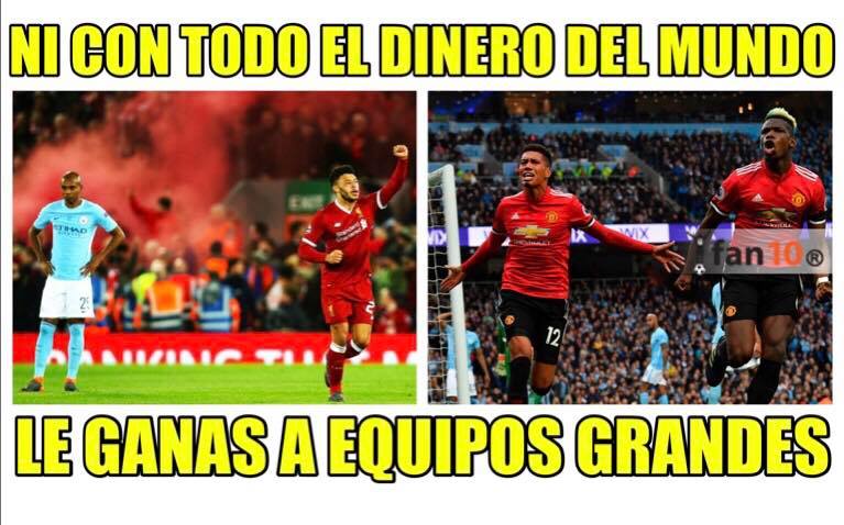 El United paró la fiesta del City en el campo y los memes 3