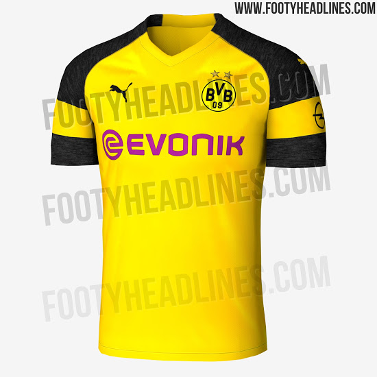 El jersey del Borussia Dortmund para 2018-2019 1