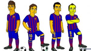 Futbolistas que tienen su versión “Simpson” 1