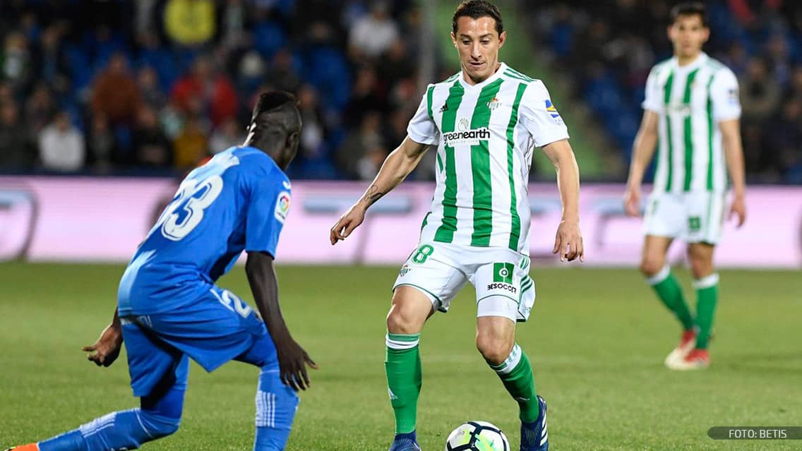 Betis y Guardado sueñan con la Europa League tras triunfo ante el Getafe