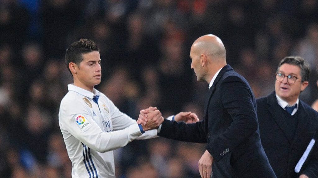 Zinedine Zidane habla de la salida de James Rodríguez