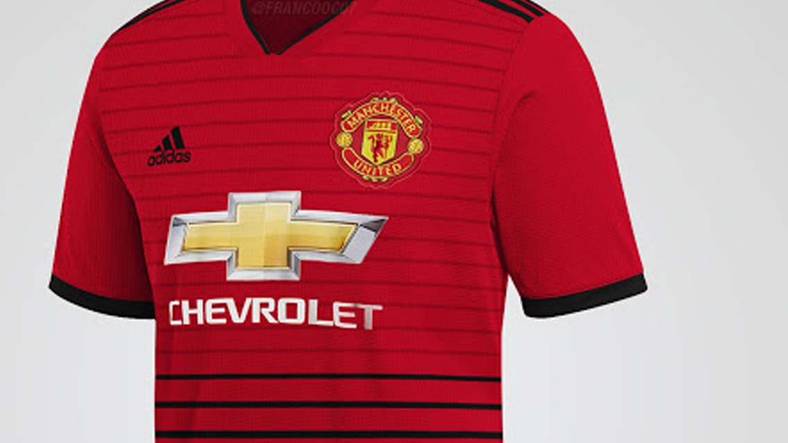 Se filtra uniforme del Manchester United para 2018-2019