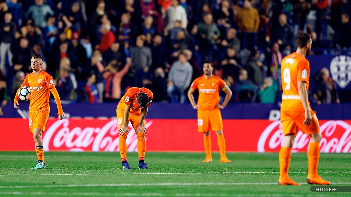 De último minuto, el Málaga desciende a la Segunda División en España