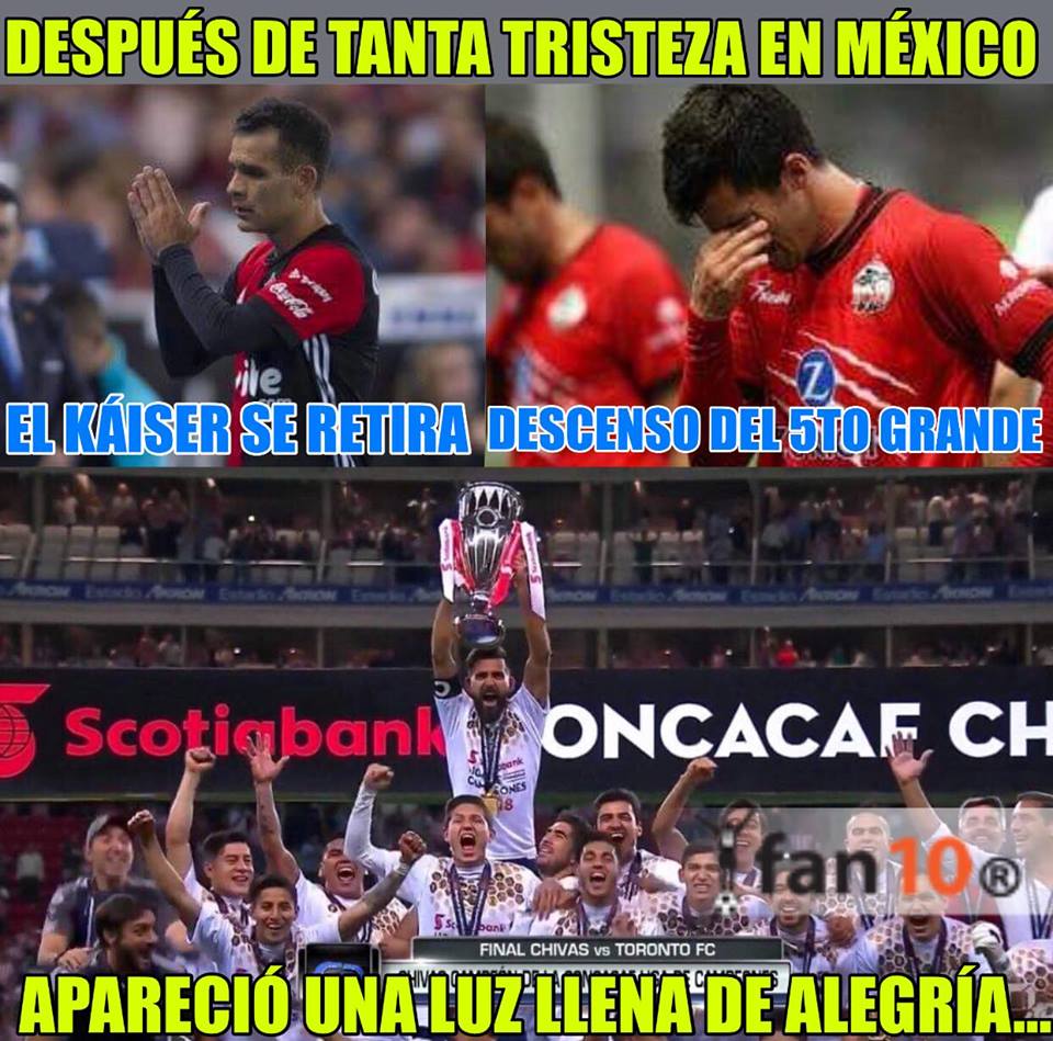 Los memes del título de las Chivas en la Concachampions 5