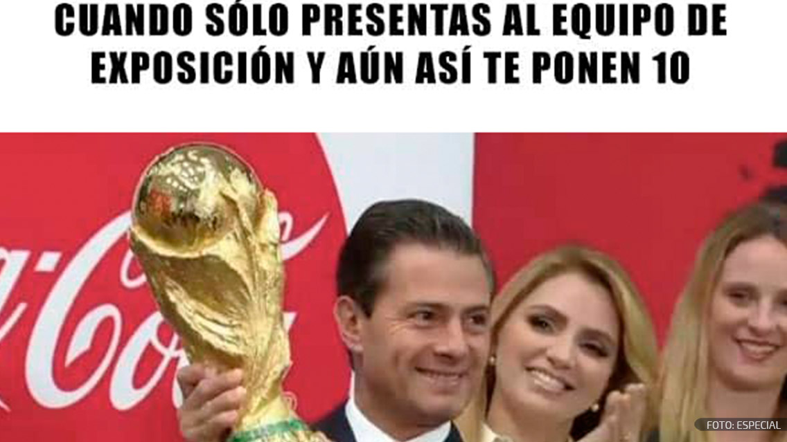 Los mejores memes de Enrique Peña Nieto levantando la Copa del Mundo